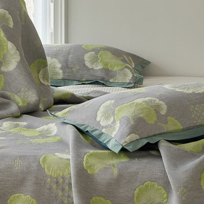 Fresh Style Ginkgo Leaf Pure Cotton Quilt - image 11
