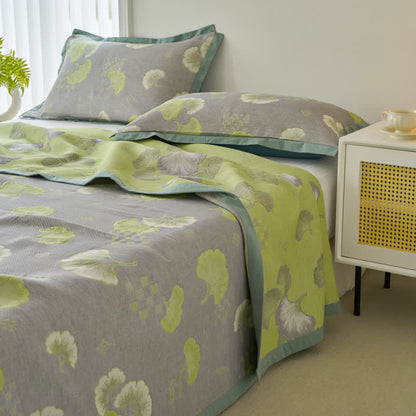 Fresh Style Ginkgo Leaf Pure Cotton Quilt - image 10