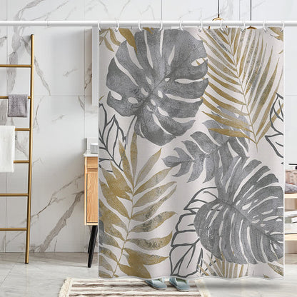 Pastoral Monstera Deliciosa Anti-mildew Shower Curtain - image 2