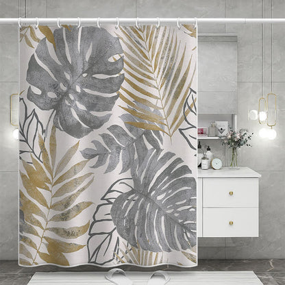 Pastoral Monstera Deliciosa Anti-mildew Shower Curtain - 94"W x 79"L - image 0