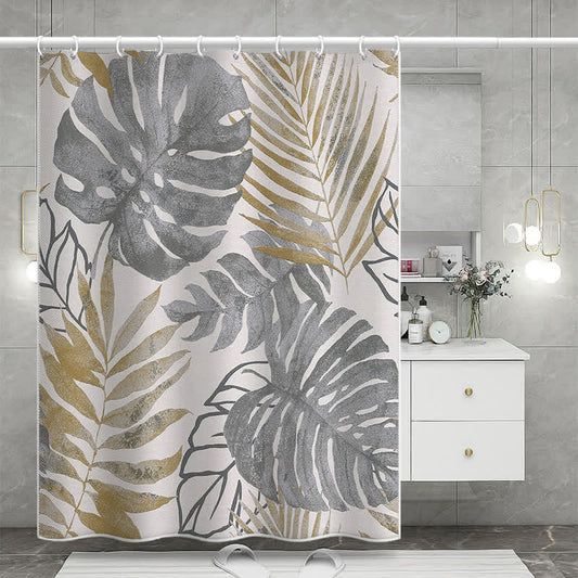 Pastoral Monstera Deliciosa Anti-mildew Shower Curtain - 94"W x 79"L - image 0
