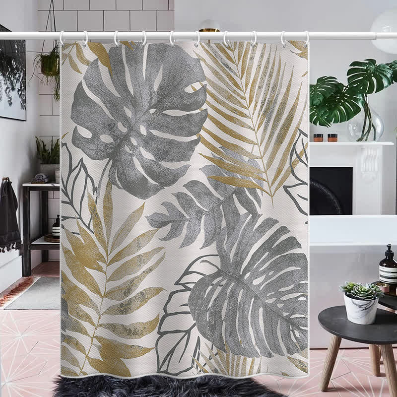 Pastoral Monstera Deliciosa Anti-mildew Shower Curtain - image 3