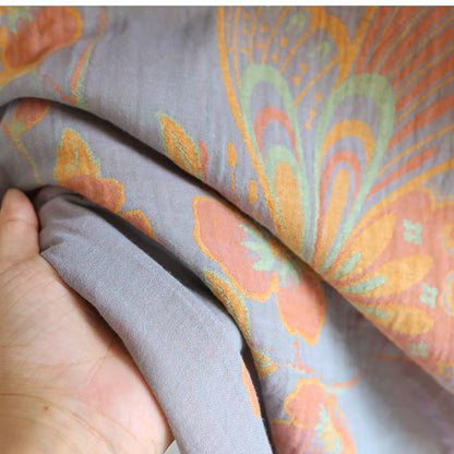 Pure Cotton Elegant Butterfly & Flower Nightdress - image 7