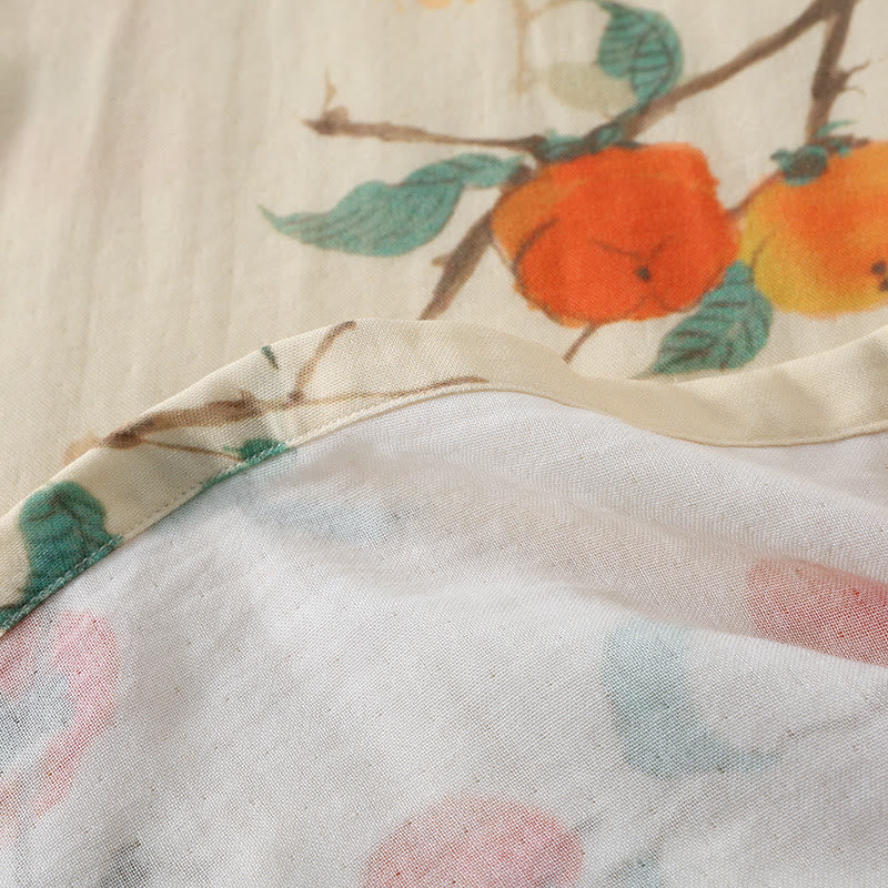 Bamboo Fiber Rural Three-quarter Sleeves Pajama - image 4