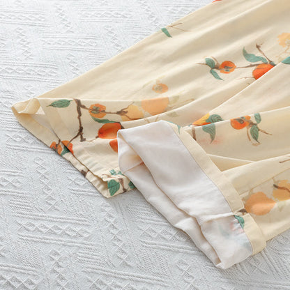 Bamboo Fiber Rural Three-quarter Sleeves Pajama - image 6