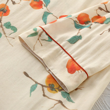 Bamboo Fiber Rural Three-quarter Sleeves Pajama - image 3