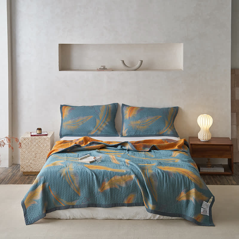 Luxurious Feather Cotton Gauze Breathable Quilt - image 2