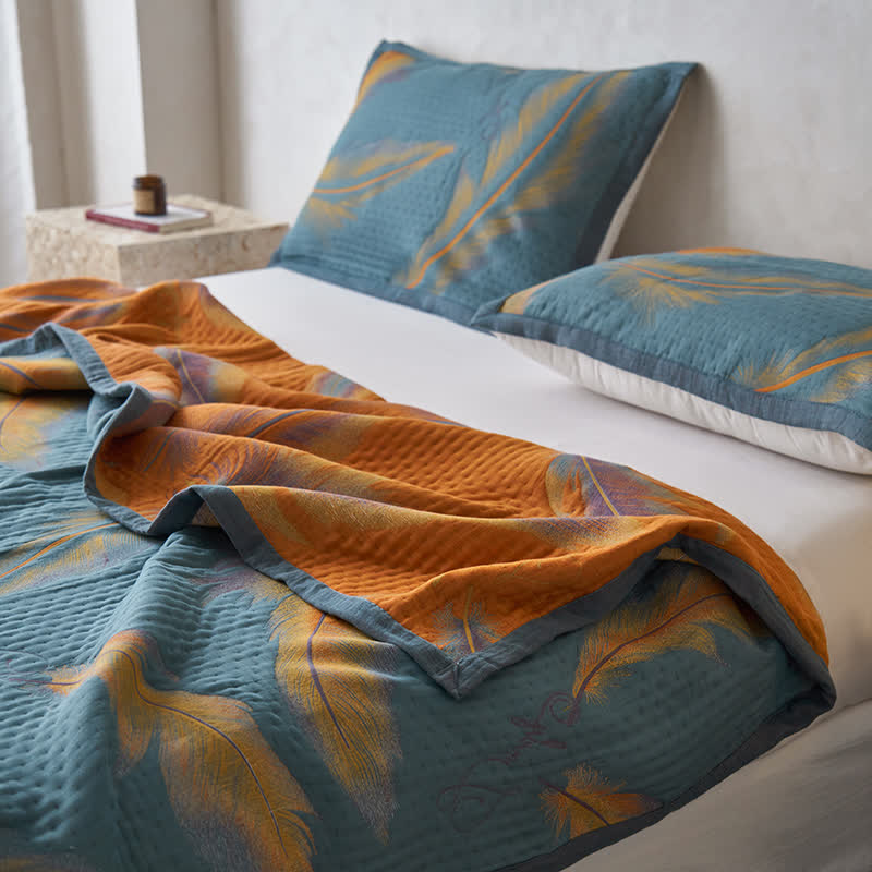 Luxurious Feather Cotton Gauze Breathable Quilt - image 12