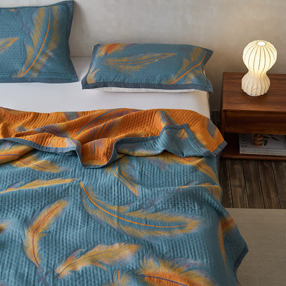 Luxurious Feather Cotton Gauze Breathable Quilt - image 11