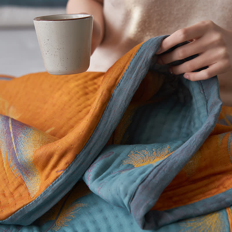 Luxurious Feather Cotton Gauze Breathable Quilt - image 21