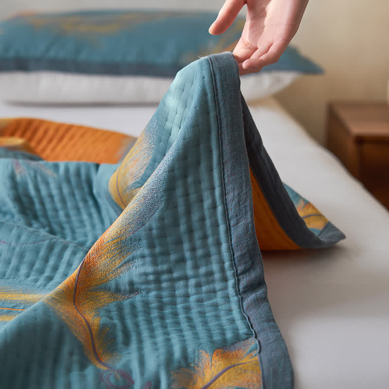 Luxurious Feather Cotton Gauze Breathable Quilt - image 20