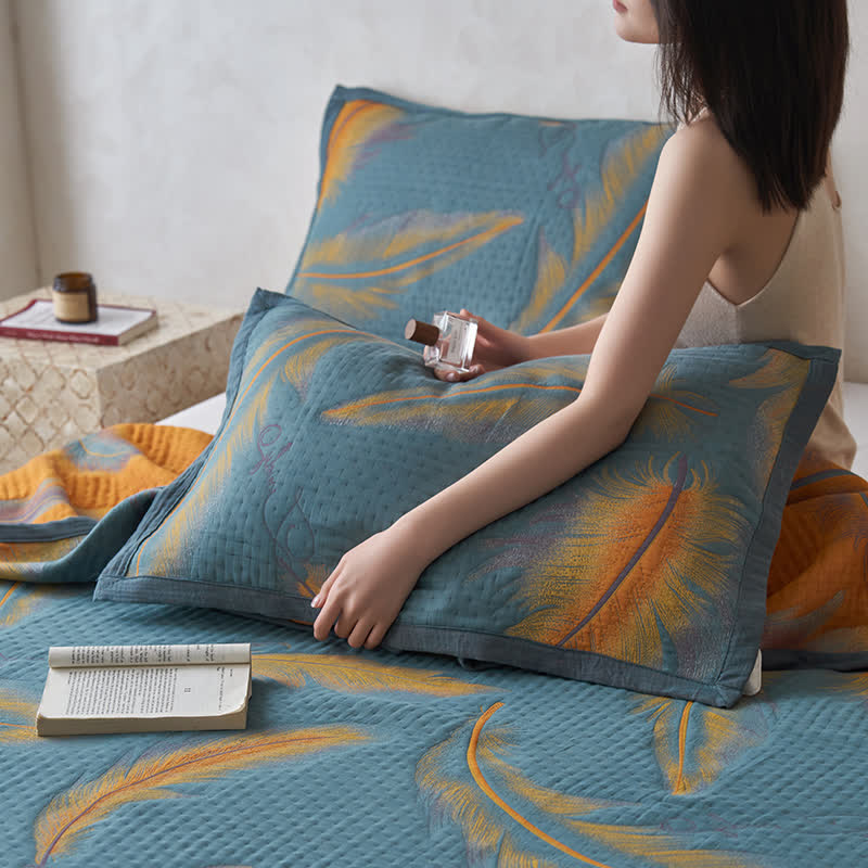 Luxurious Feather Cotton Gauze Breathable Quilt - image 15