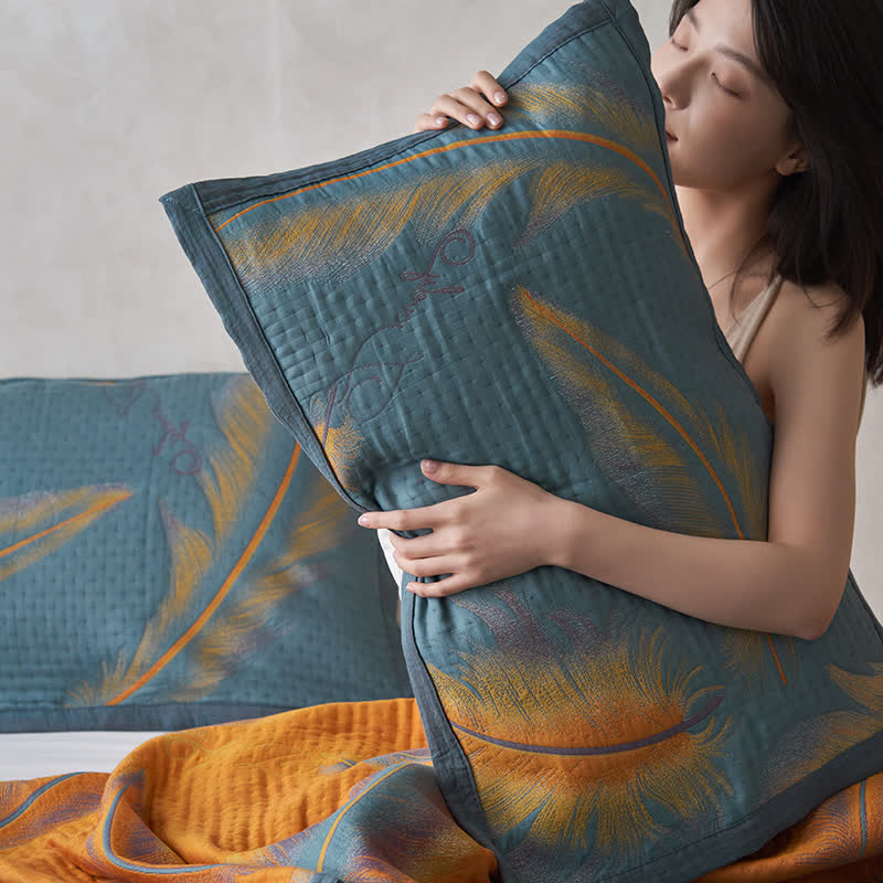 Luxurious Feather Cotton Gauze Breathable Quilt - image 16