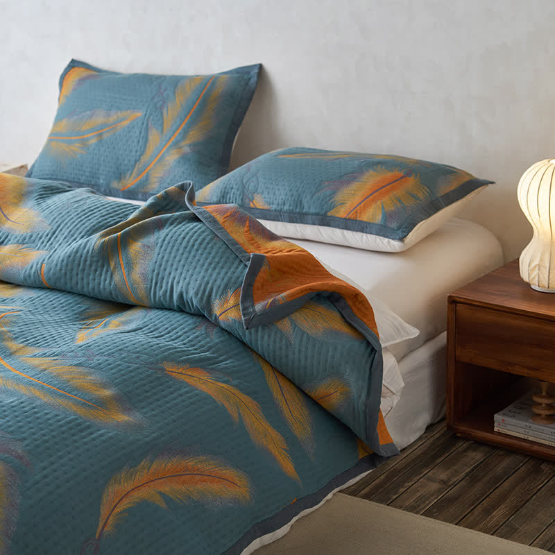 Luxurious Feather Cotton Gauze Breathable Quilt - image 17