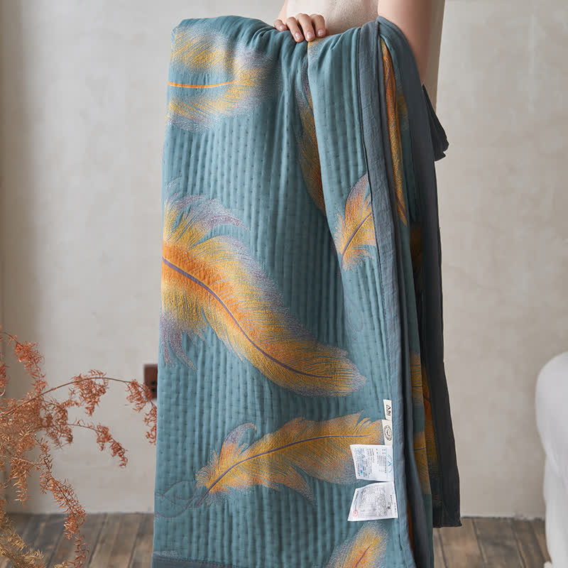 Luxurious Feather Cotton Gauze Breathable Quilt - image 18