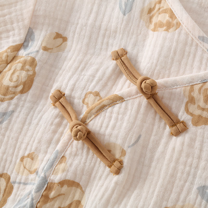 Rustic Rose Cotton Gauze Pajama Set - image 3