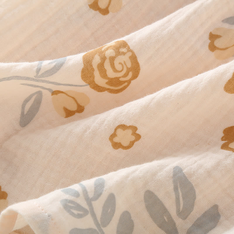 Rustic Rose Cotton Gauze Pajama Set - image 8