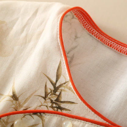 Persimmon Double Layer Gauze Nightwear Set - image 2