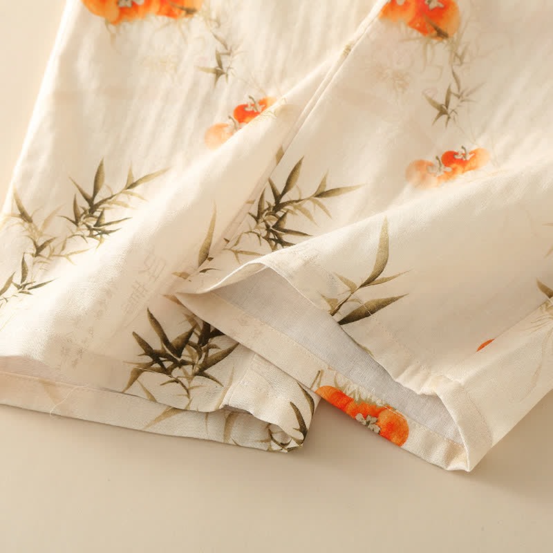 Persimmon Double Layer Gauze Nightwear Set - image 5