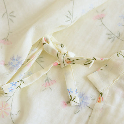 Flower Cotton Gauze Kimono Pajama Set - image 4