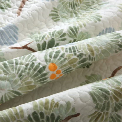 Pure Cotton Rustic Tree Quilted Bedding - image 9
