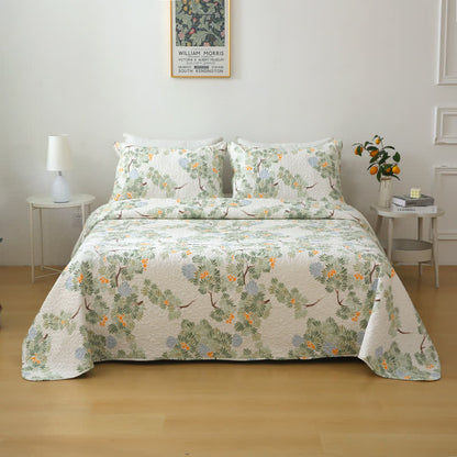 Pure Cotton Rustic Tree Quilted Bedding - image 1