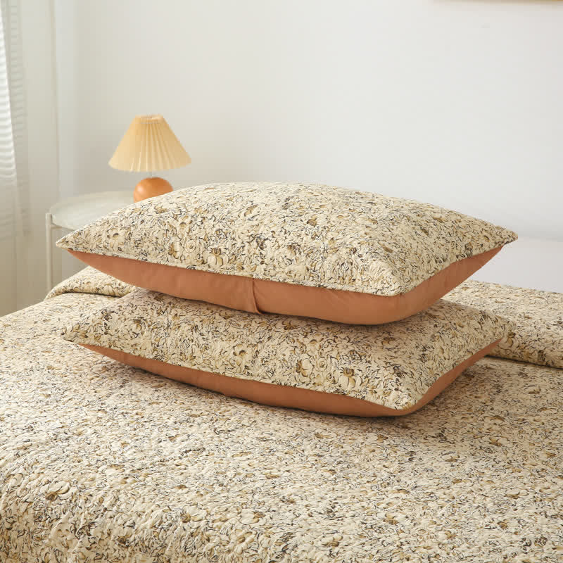 Pure Cotton Luxurious Summer Quilted Bedding - 2pcs Pillowcases - 19" x 29" - image 7