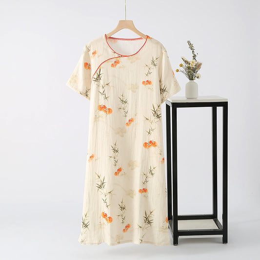 Persimmon Bamboo Fiber Summer Nightgown - XL - image 0