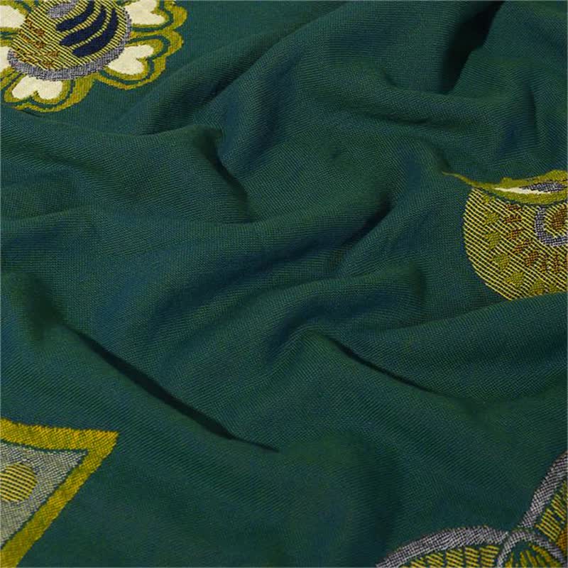 Four Layer Cotton Gauze Retro Tassel Quilt - image 1