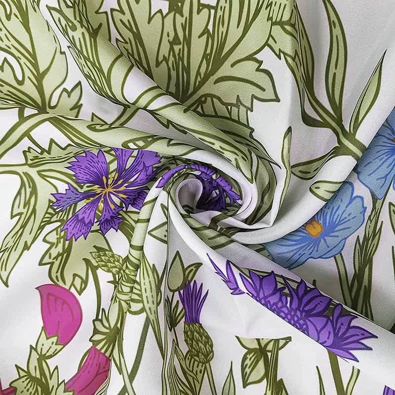 Pastoral Style Plants Waterproof Shower Curtain - image 2