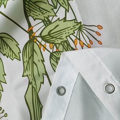 Pastoral Style Plants Waterproof Shower Curtain - image 3