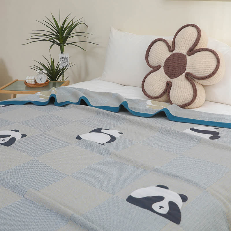 Cotton Gauze Panda Summer Soft Quilt - image 4