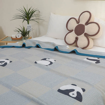 Cotton Gauze Panda Summer Soft Quilt - image 4