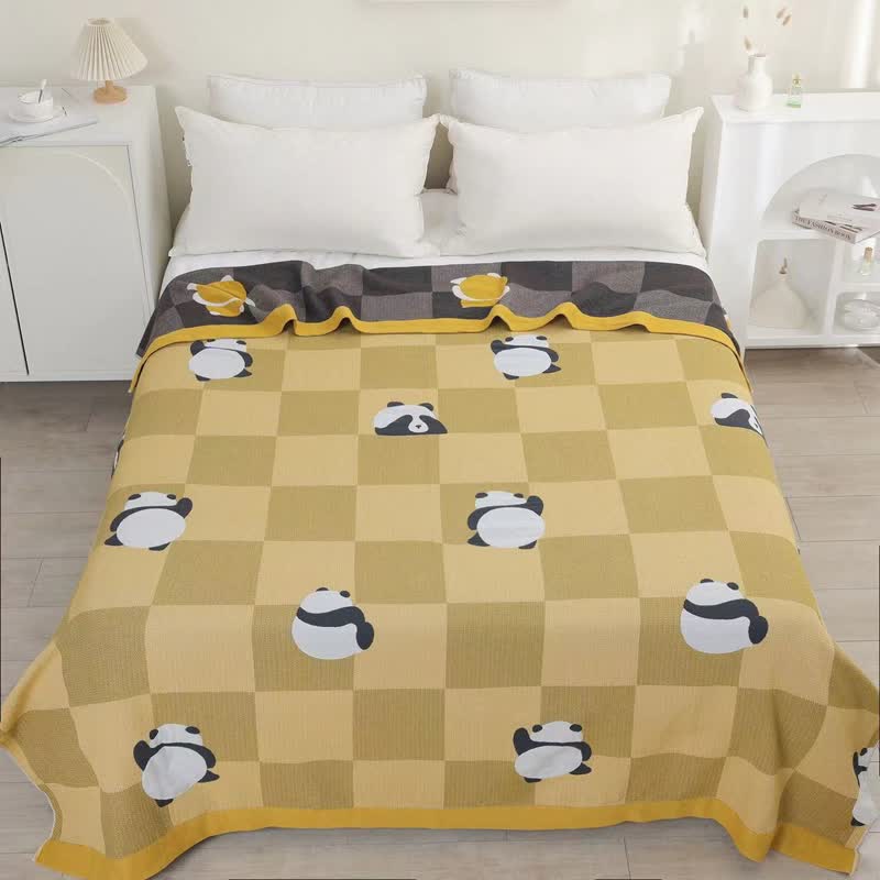 Cotton Gauze Panda Summer Soft Quilt - image 1
