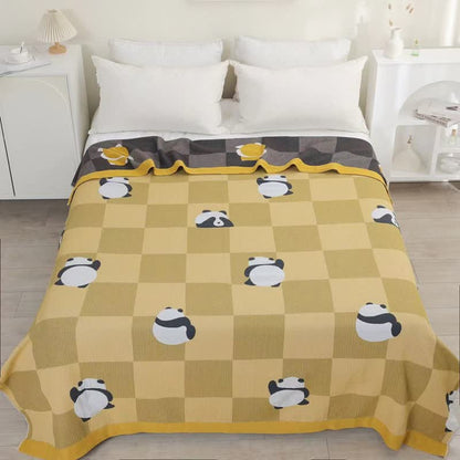 Cotton Gauze Panda Summer Soft Quilt - image 1