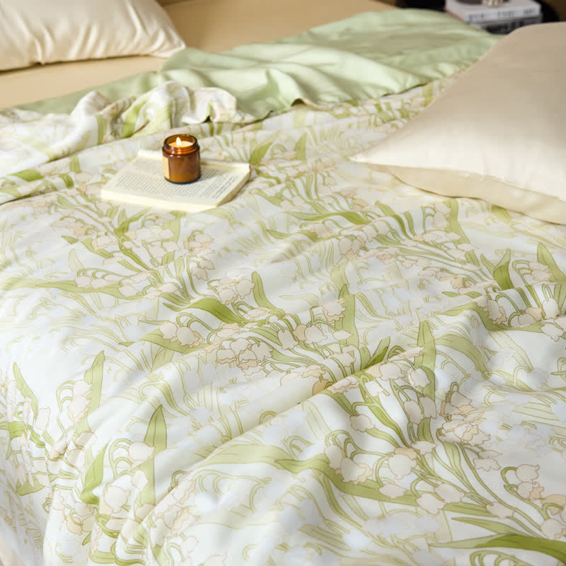 Pastoral Style Lyocell Fiber Lightweight Quilt - image 10