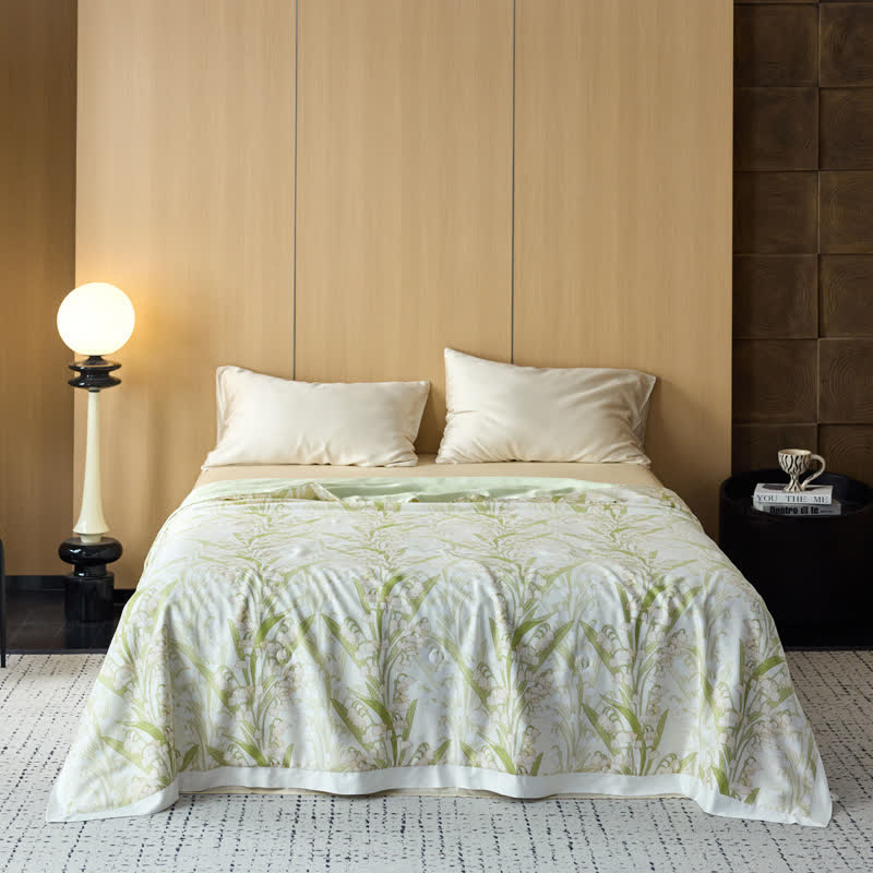 Pastoral Style Lyocell Fiber Lightweight Quilt - image 2