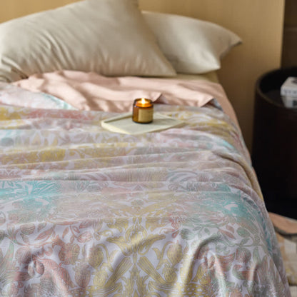 Lyocell Fiber Colorful Floral Soft Quilt - image 6