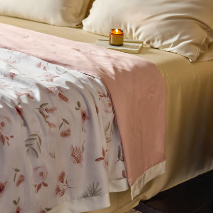 Breathable Lyocell Fiber Floral Summer Quilt - image 11