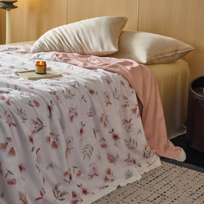 Breathable Lyocell Fiber Floral Summer Quilt - image 7