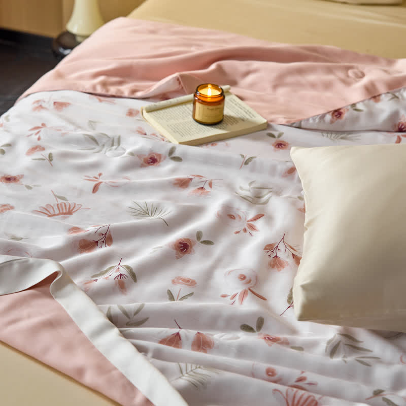 Breathable Lyocell Fiber Floral Summer Quilt - image 8