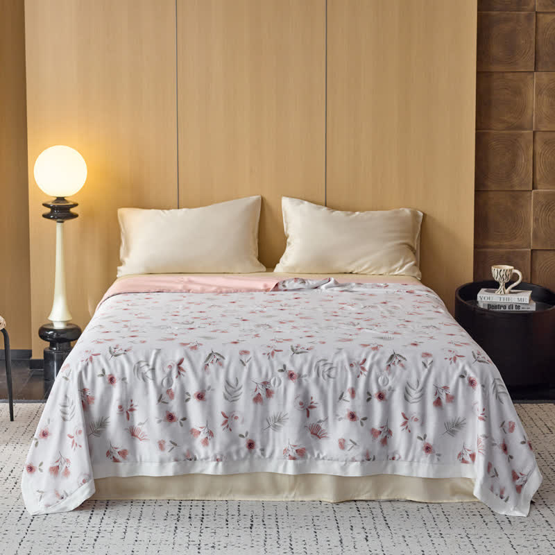 Breathable Lyocell Fiber Floral Summer Quilt - image 5