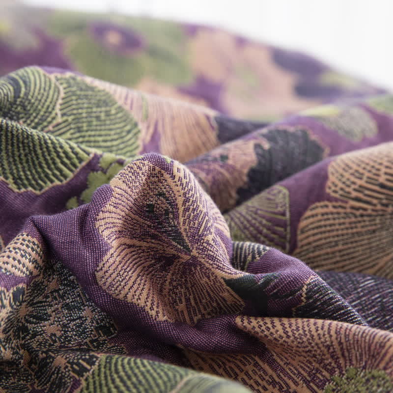 Reversible Blossom Floral Cotton Gauze Quilt - image 6