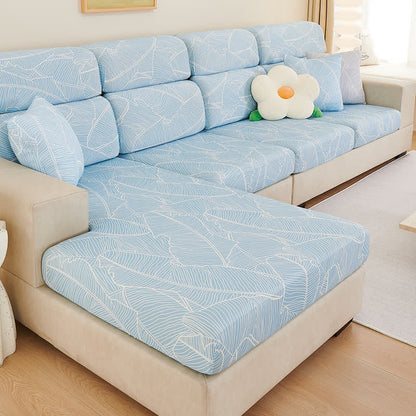 Leaf Texture Sectional Pet Couch Cover - Blue - 1pc Pillowcase: 19" x 19" - image 0