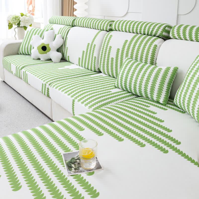 Sectional Modern Geometric Sofa Cover - image 4