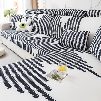 Sectional Modern Geometric Sofa Cover - image 1