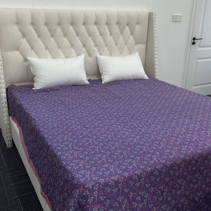 Organic Pure Cotton Reversible Floral Quilt - image 4