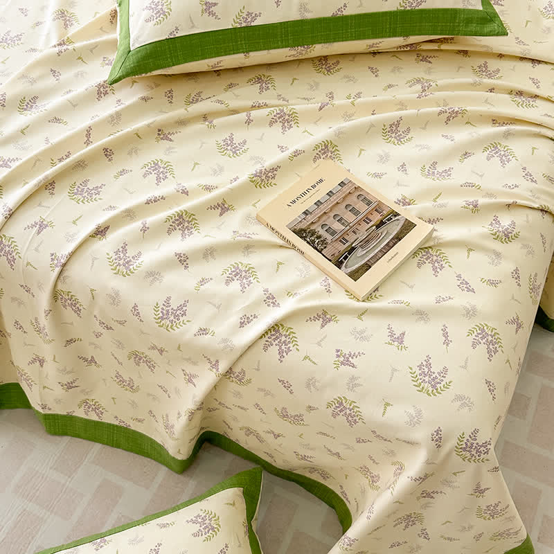 Rustic Lavender Pure Cotton Soft Coverlet - image 6