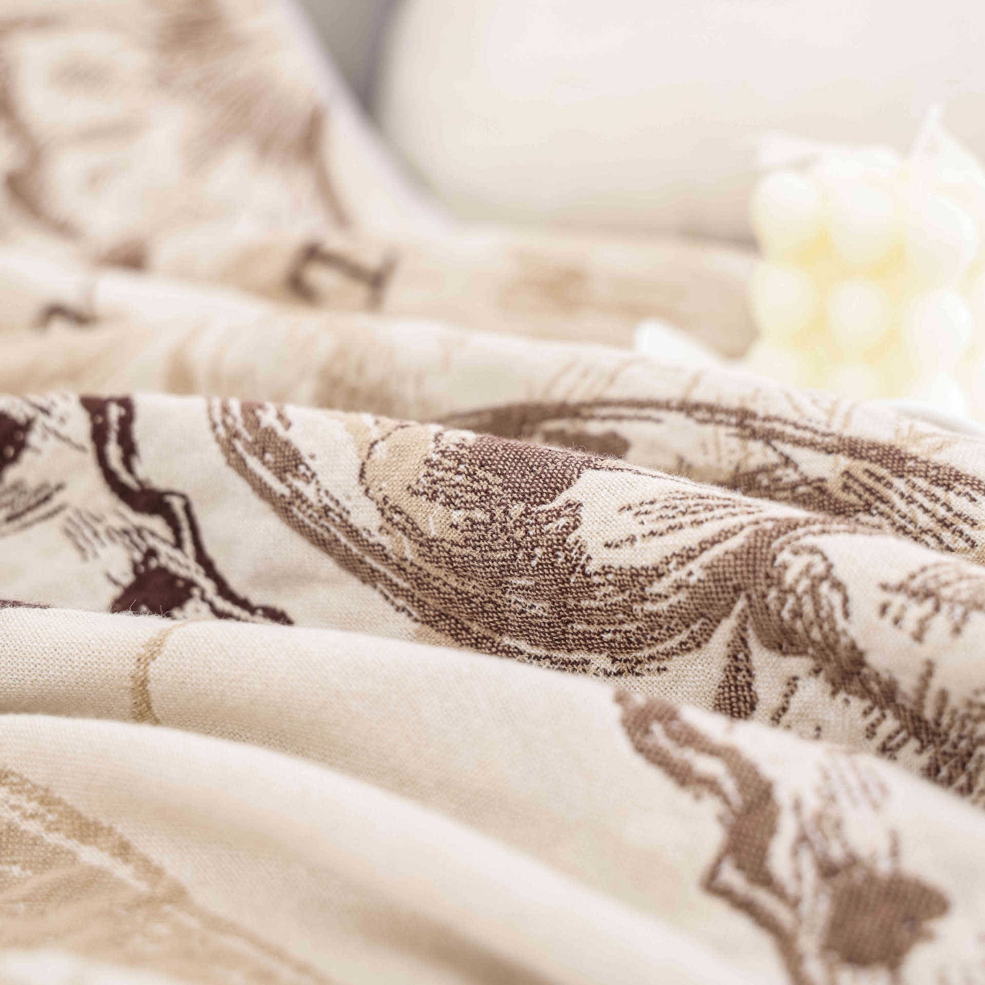 Rustic Butterfly Cotton Gauze Lightweight Quilt - image 4