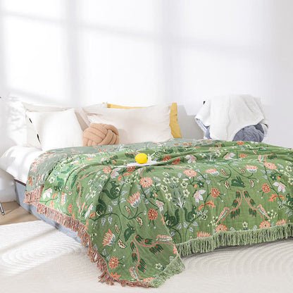 Cotton Gauze Breathable Rural Reversible Quilt - image 5